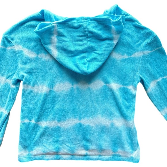 George Girls Blue Tie Dye Lightweight Long Sleeve Tee Shirt Size  7-8 - Picture 4 of 6
